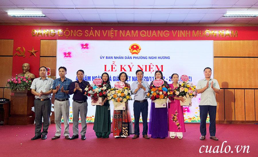 Phường Nghi Hương kỷ niệm 40 năm ngày Nhà giáo Việt Nam 20/11.
